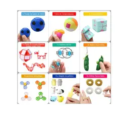 GENERICO - 35 Pz Fidget Juguetes Sensoriales Para Niños Del Estrés Kit