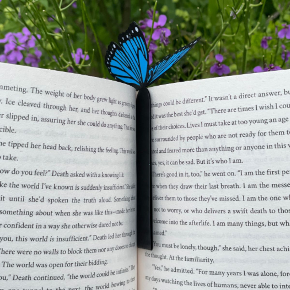 GENERICO - Marcapáginas- Mariposa Morpho Azul