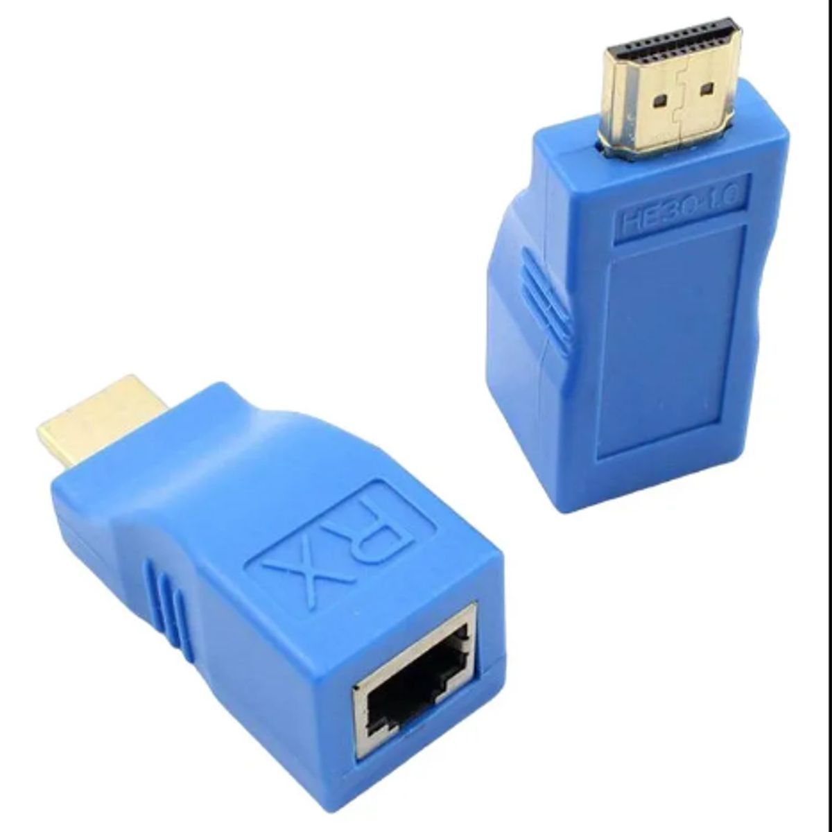 GENERICO - Adaptador Extensor Hdmi Cat 5e/6 Cable Rj45 30 Metros 4k-2k