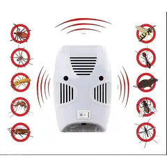 GENERICO - Repelente Ultrasónico Plaga Ratones Electrónico Riooex Ouad