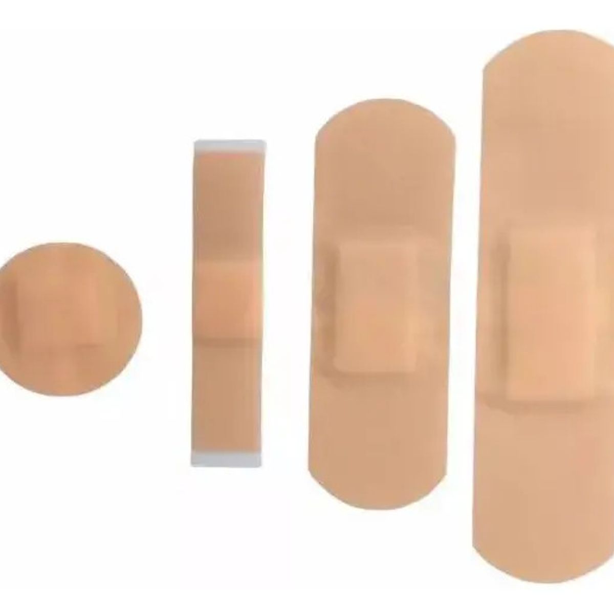 GENERICO - X5 Pack 30 Parche Curita 4 Tamaños Aprueba De Agua