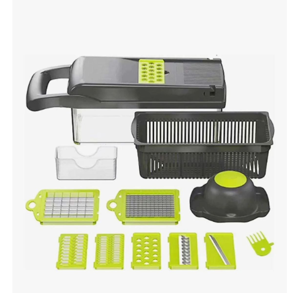 GENERICO - Rallador Picador De Verduras Juego Multiusos De 15 Pcs