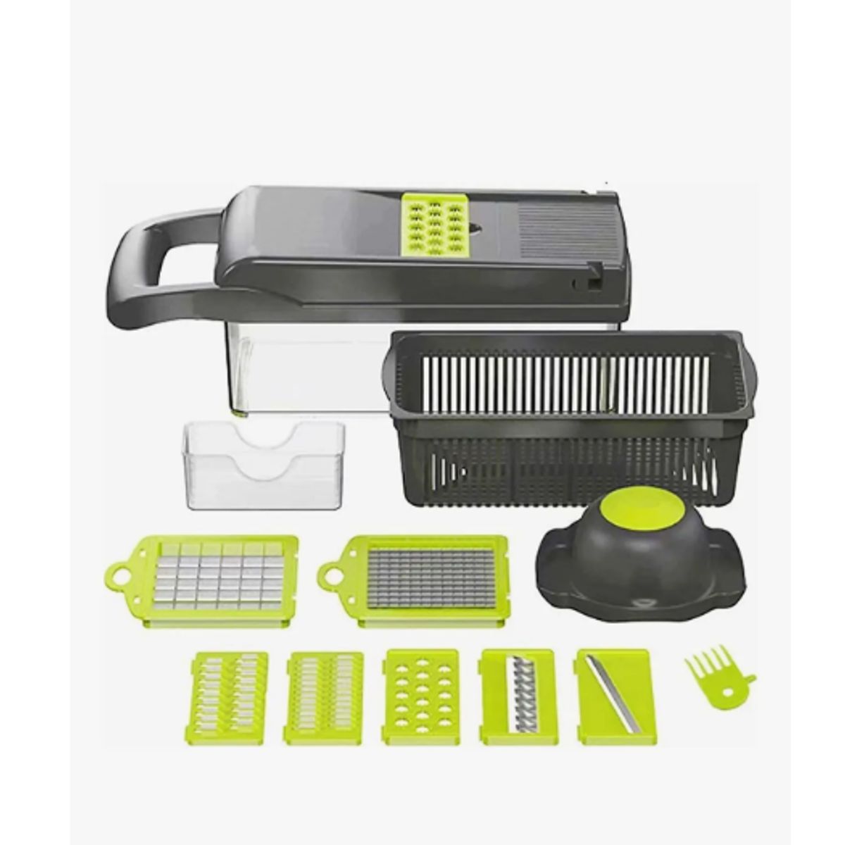 GENERICO - Rallador Picador De Verduras Juego Multiusos De 15 Pcs