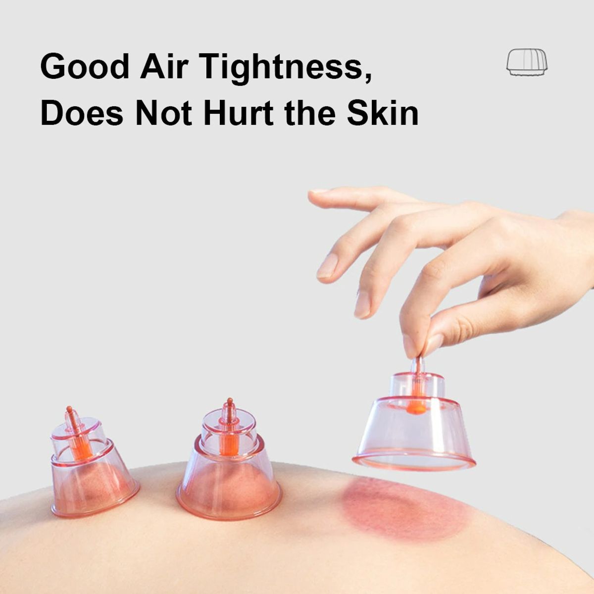 GENERICO - Ventosa Electrica Terapéutica Masajeador Cuerpo Recargable