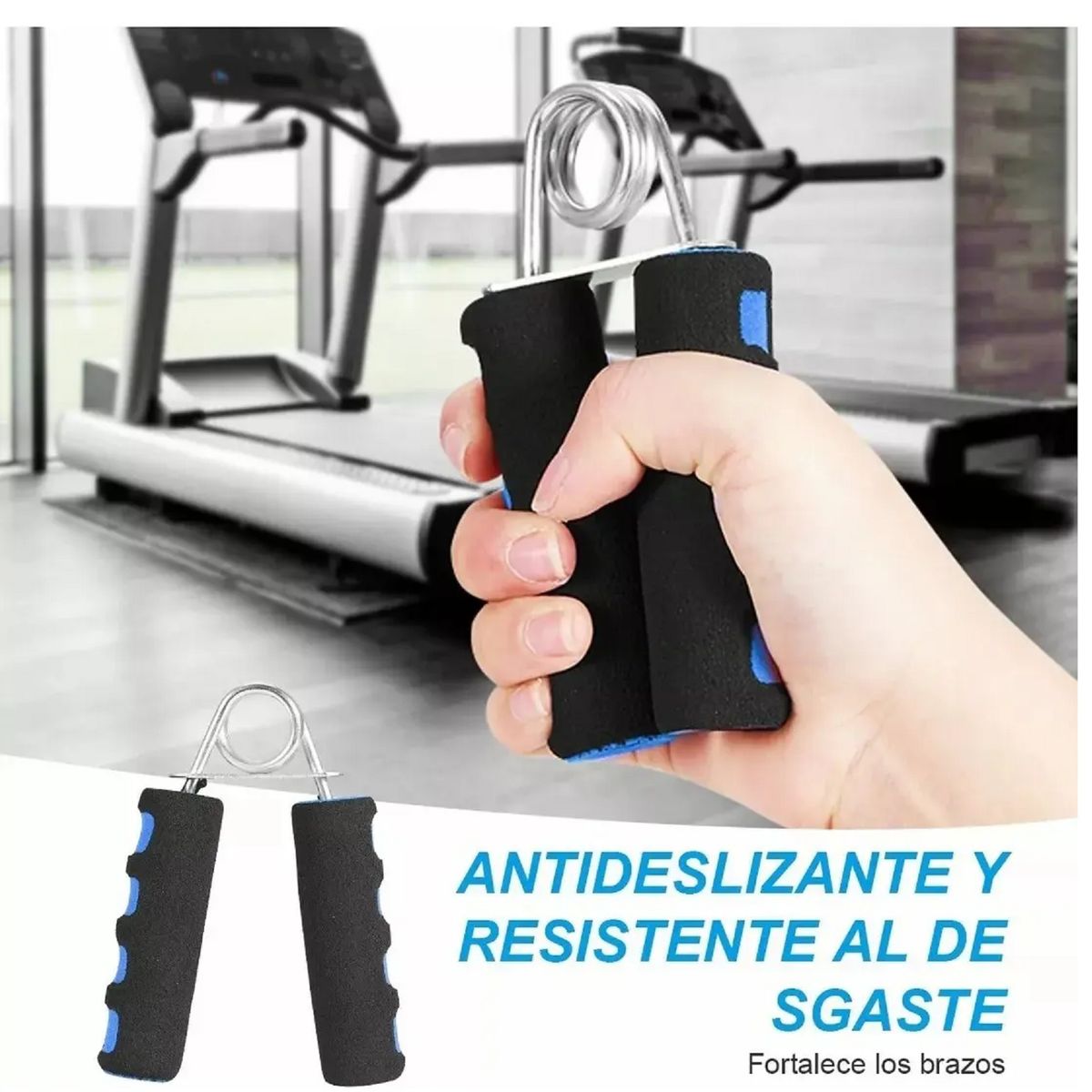 GENERICO - Juego De Ruedas De Ejercicios Abdominales Azules 7 Piezas