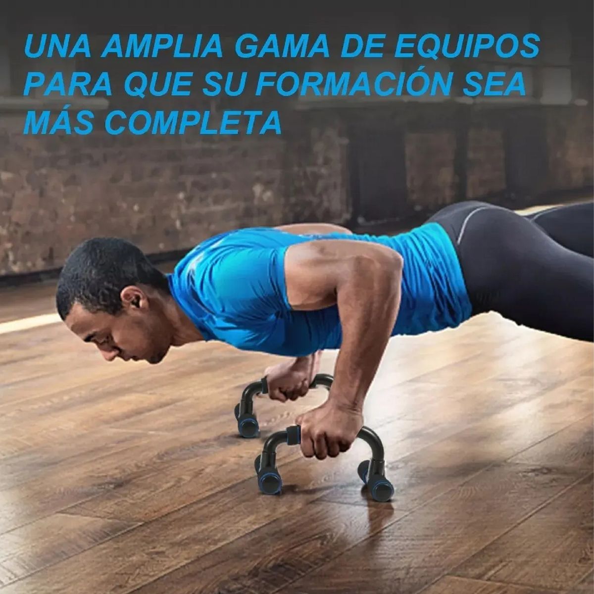 GENERICO - Juego De Ruedas De Ejercicios Abdominales Azules 7 Piezas