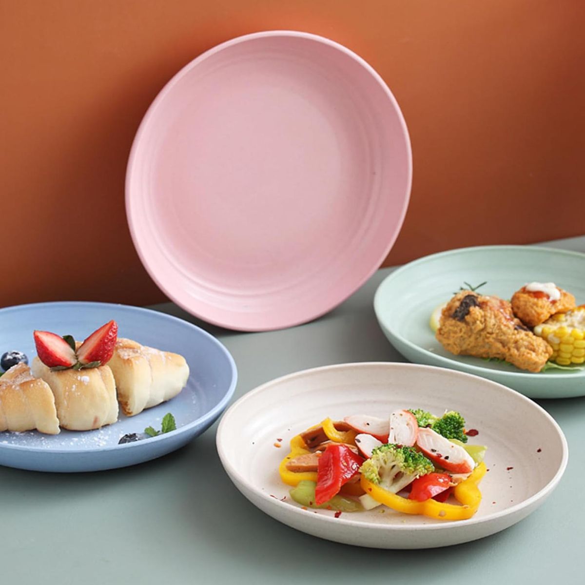 ATURE - Juego De Vajilla 16 Piezas Para Hogar, Platos Y Tazas