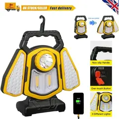 GENERICO - Luz De Trabajo Led Mtl Recargable 3000 Trabajo Hogar