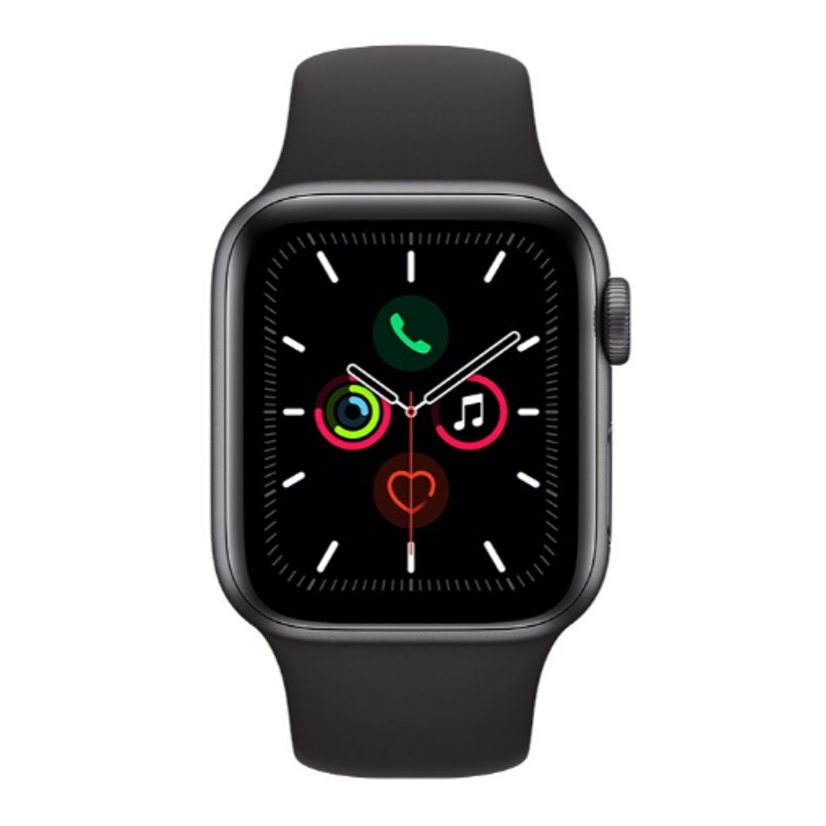 APPLE - Reloj Inteligente Apple Watch S5 GPS 40mm Negro Reacondicionado