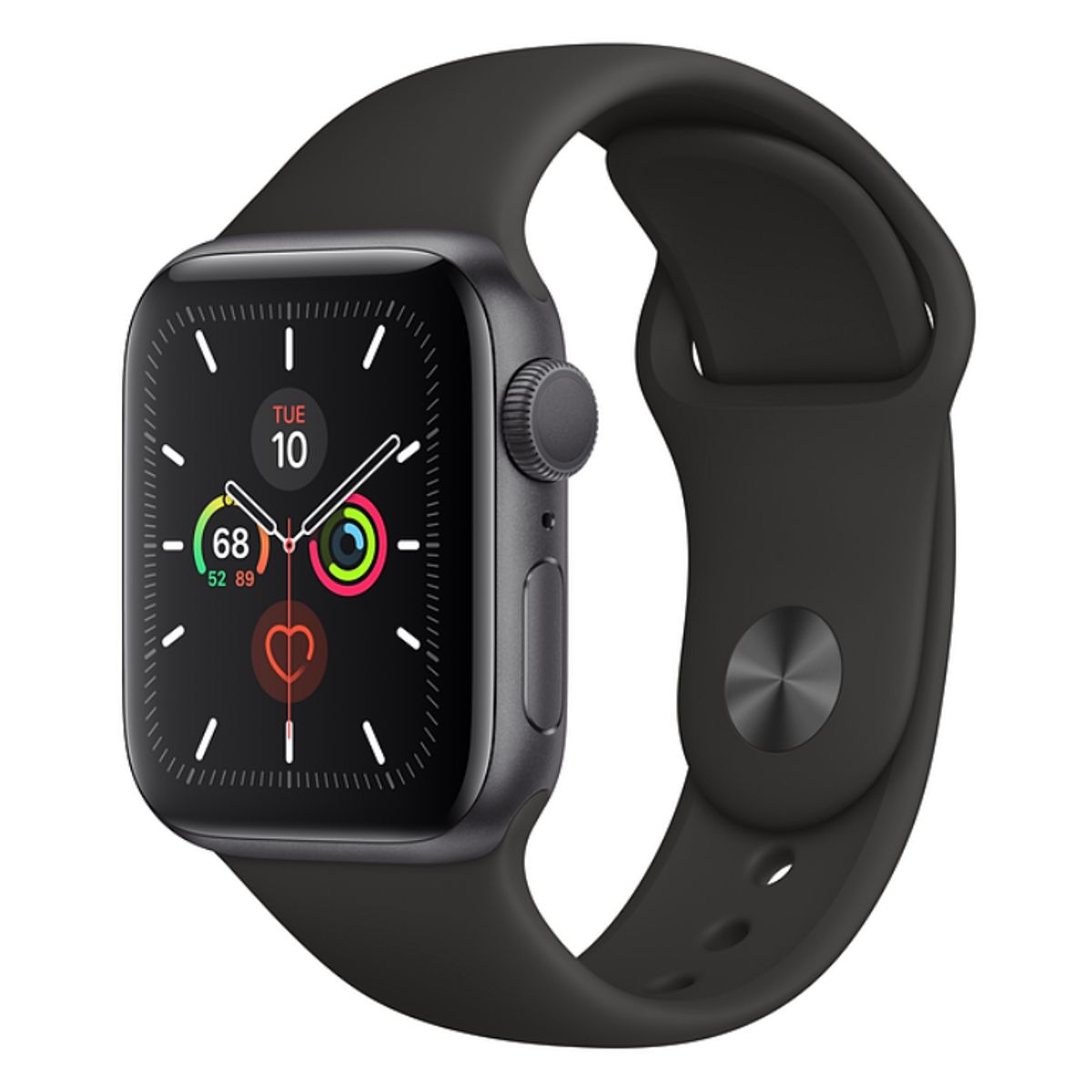 APPLE - Reloj Inteligente Apple Watch S5 GPS 40mm Negro Reacondicionado