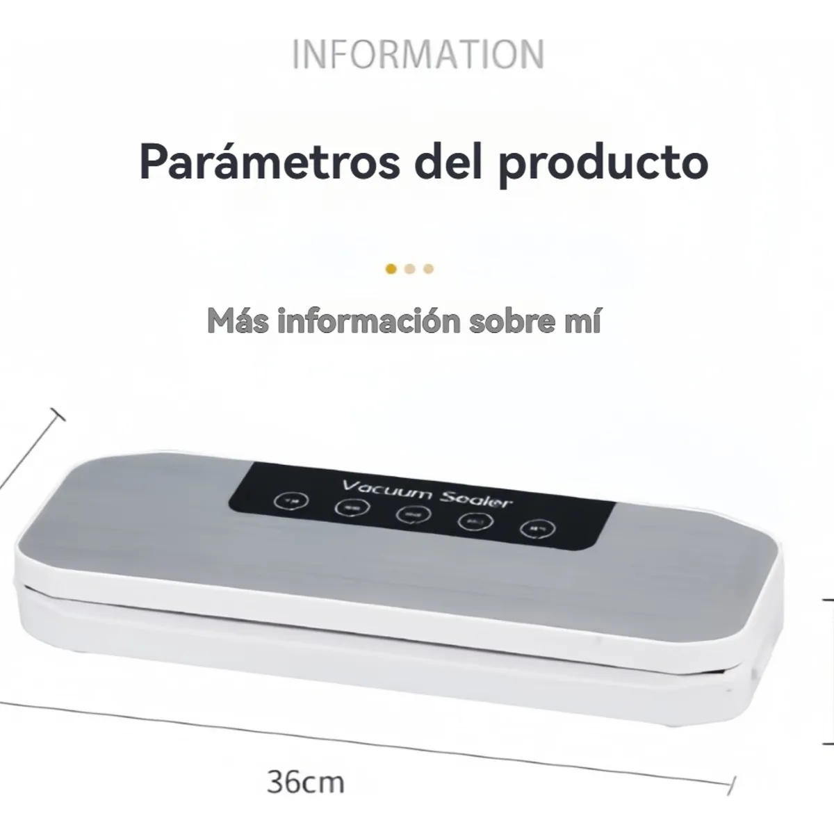 VIDA BUENAS - Máquina Selladora Al Vacío Automática Para Hogar