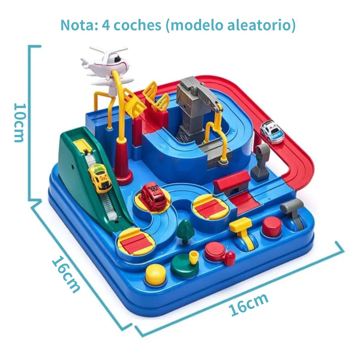ATURE - Pista De Autos Interactiva Aventura Juguete Educativo Niños