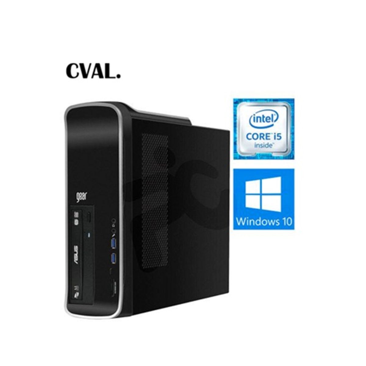 INTEL - PC DE ESCRITORIO CORE I3 91000F 3.6 GHZ - 4.2GHZ GRAFICA GT 710 MSI  SSD 240GB KINGSTON  MAS 1TB HDD