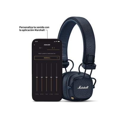 Imagen 2 del producto Auriculares inalámbricos Bluetooth Major V On-Ear, azul Azul