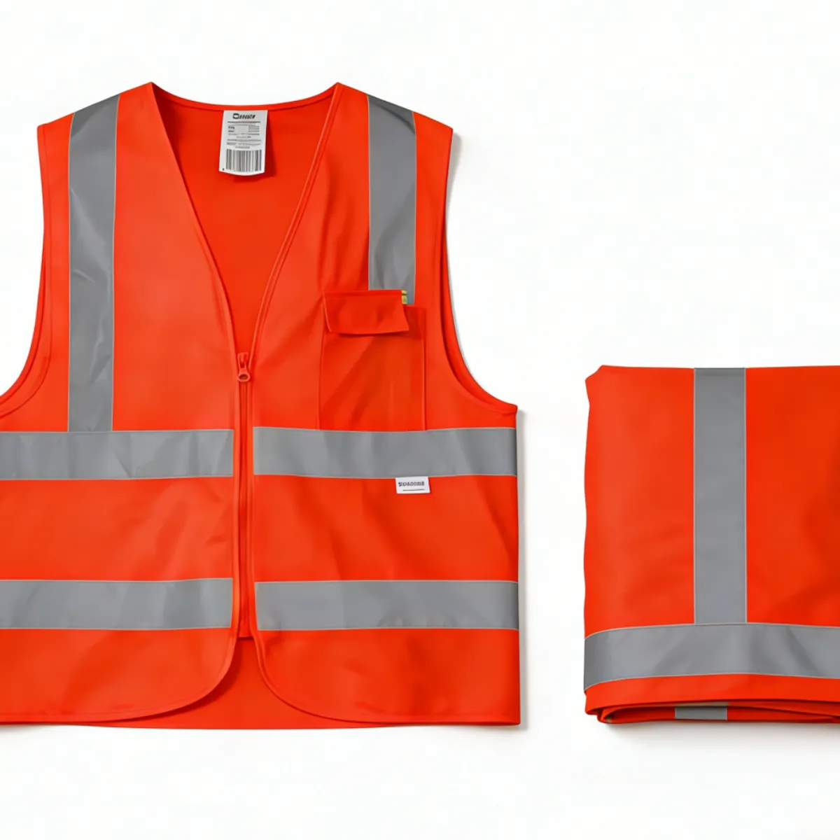 DANMI - Chaleco Reflectante De Seguridad Naranja Danmi