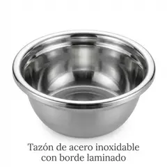 GENERICO - Bowl de Acero Inoxidable 24cm para Cocinaa-2 PCS