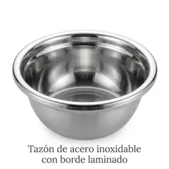 GENERICO - Bowl de Acero Inoxidable 22cm para Cocinaa-2 PCS