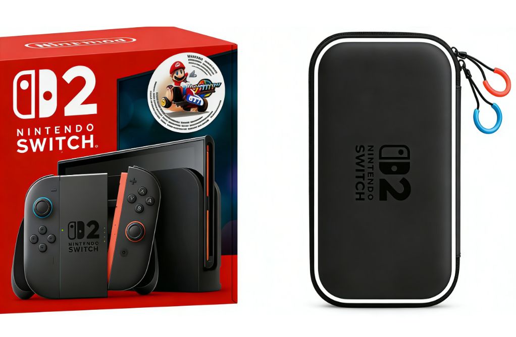 NINTENDO Switch 2 Mario Kart World Bundle+Bolsa portátil