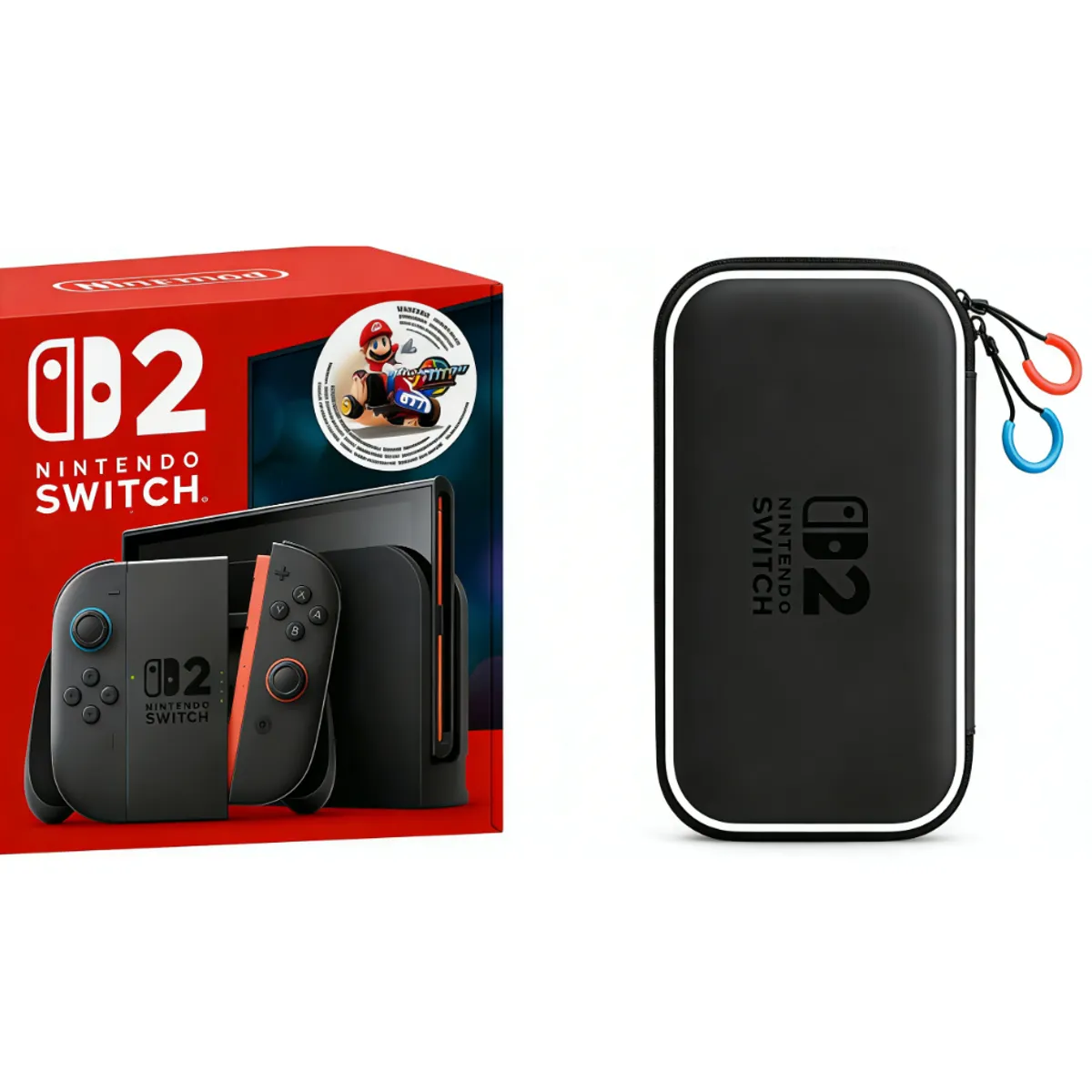 NINTENDO - Nintendo Switch 2 Mario Kart World Bundle+Bolsa portátil