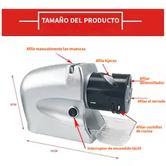 MOVI - Afilador de Cuchillos Eléctrico 5 en 1