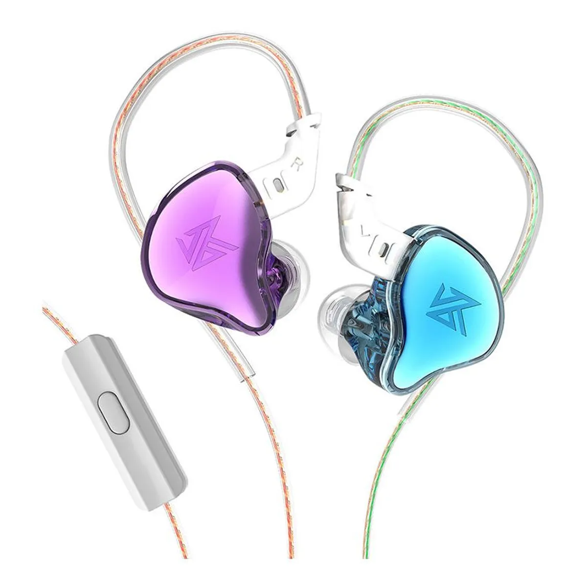 KZ - Audífonos KZ EDC - Con MIC Púrpura