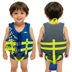 ATURE - Flotador Chaleco Salvavida Niño Para Baño O Natación Azul M