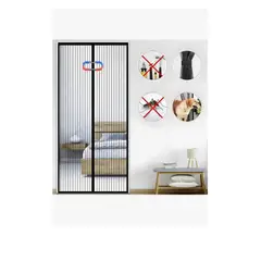 GENERICO - Cortina Para Puerta Mosquitera Magnetica 90 X 210 Cm