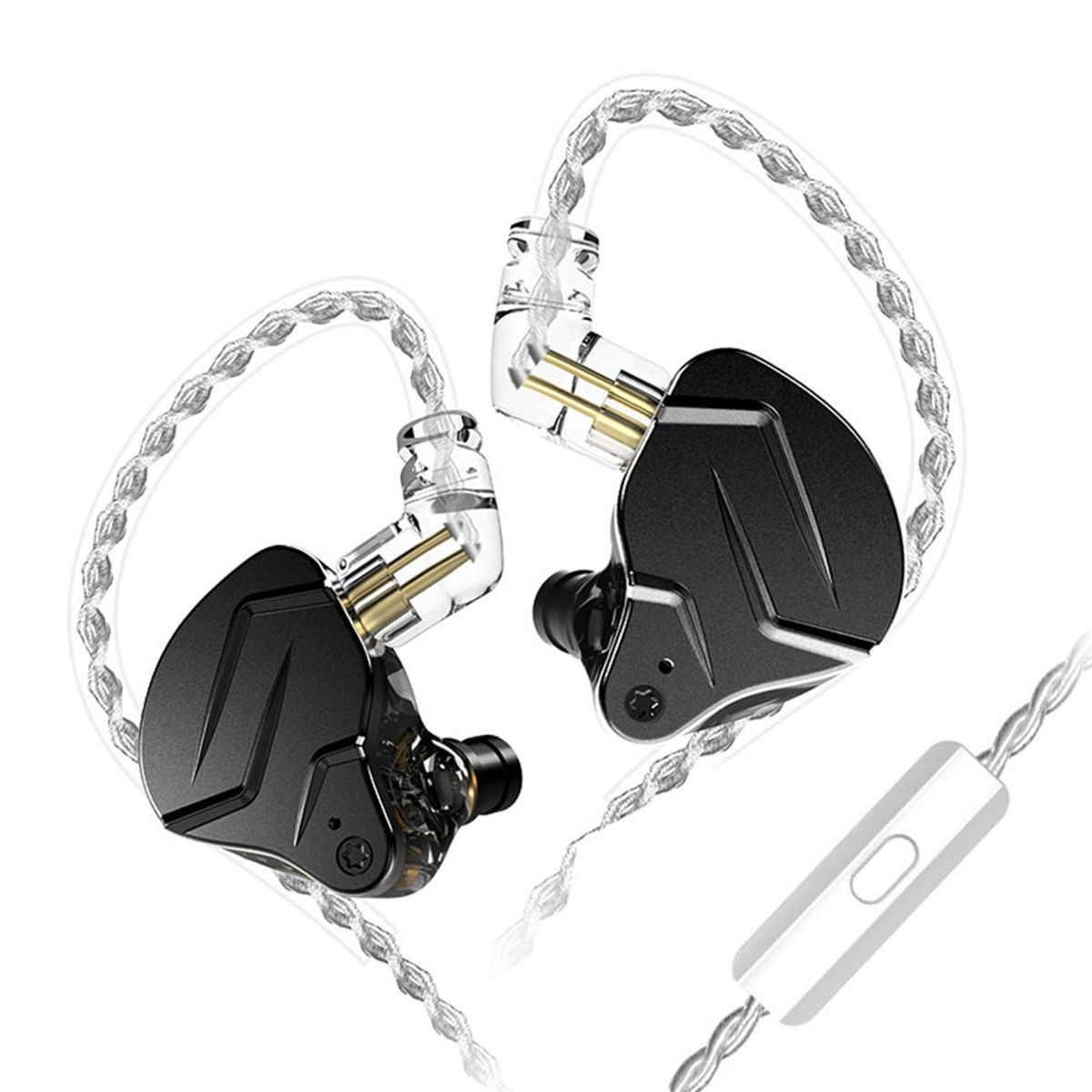KZ - Audífonos KZ ZSN PRO X in ear con MIC Negro