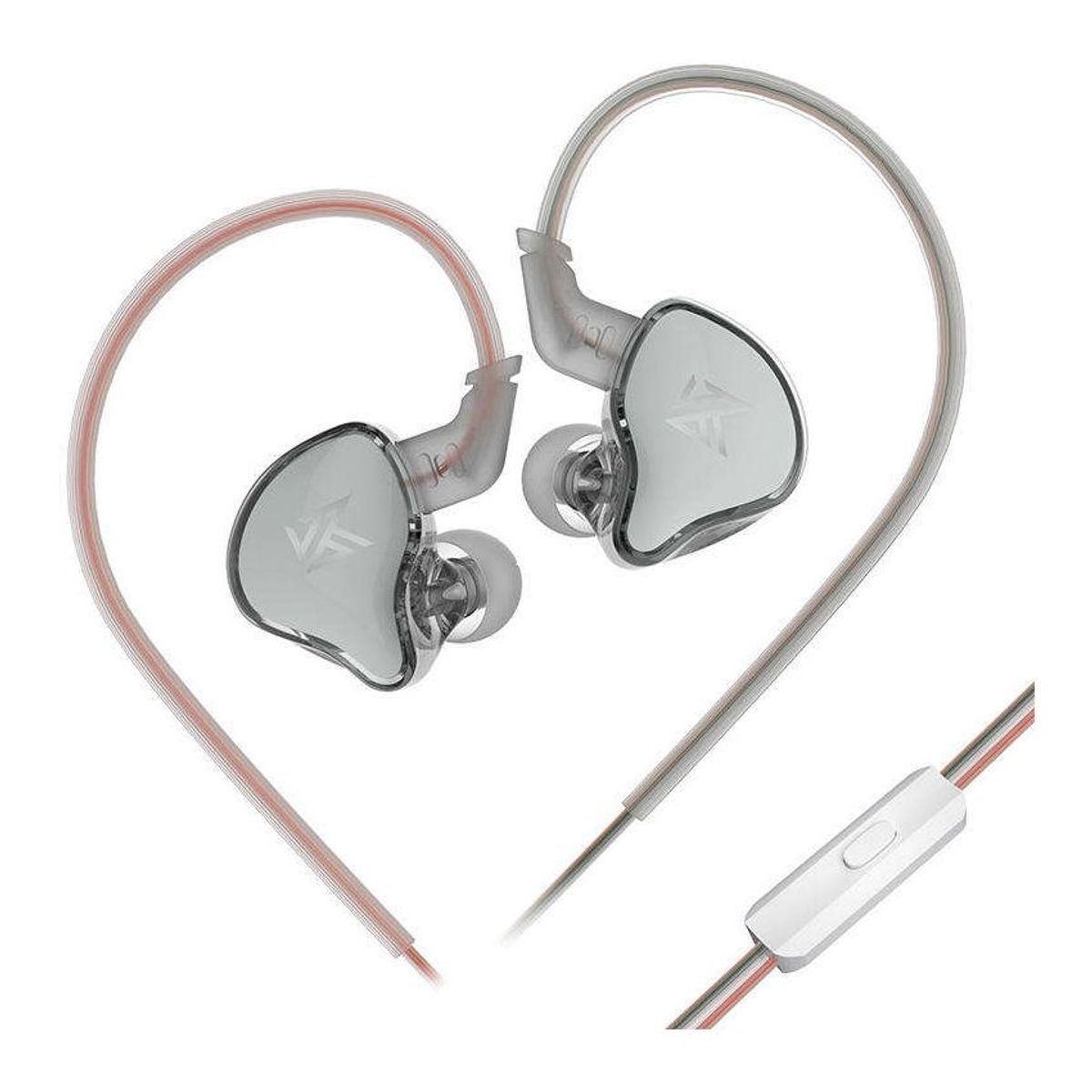 KZ - Audífonos KZ EDC X - Con MIC Gris