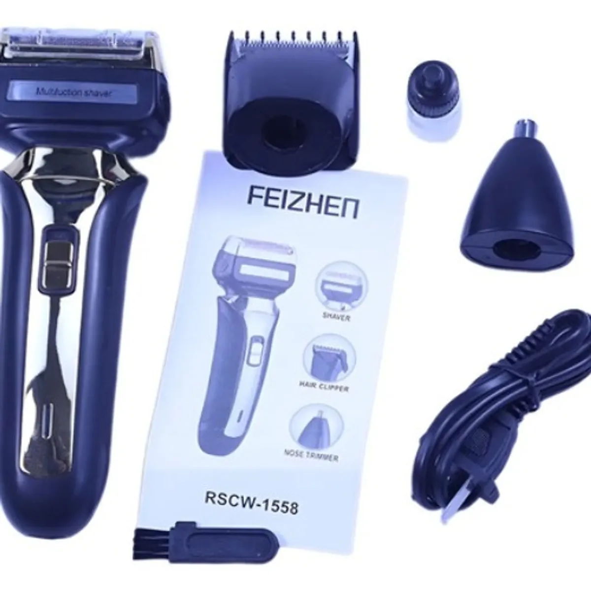 GENERICO - Kit Cortadora Corta Pelo Eléctrica Afeitar Depiladora 3 En 1