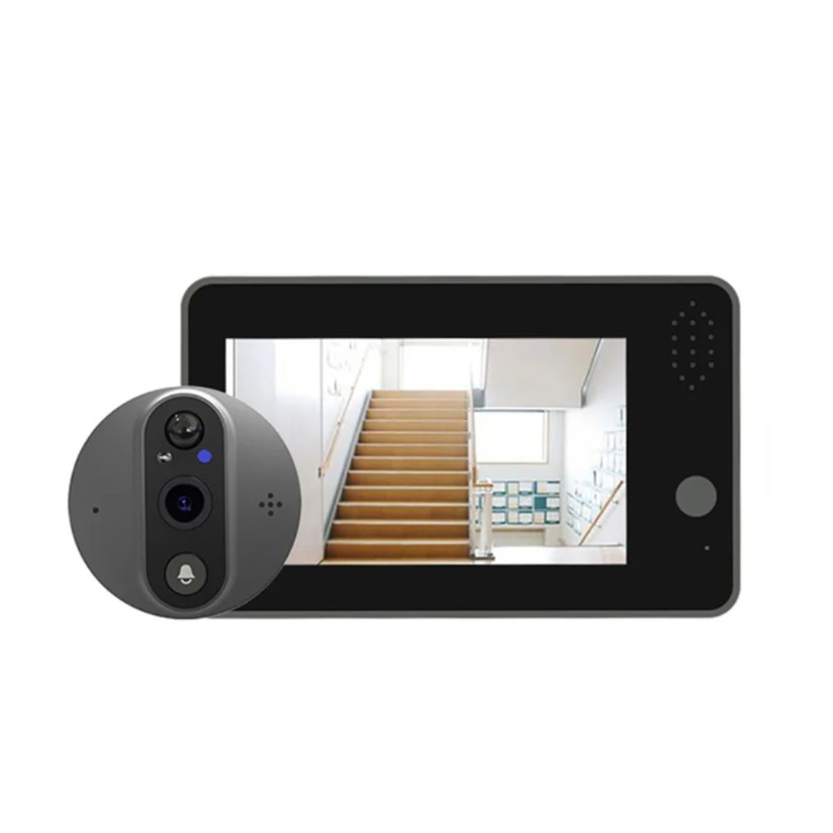 GENERICO - Timbre inteligente WI-FI bidirecional con pantalla LCD