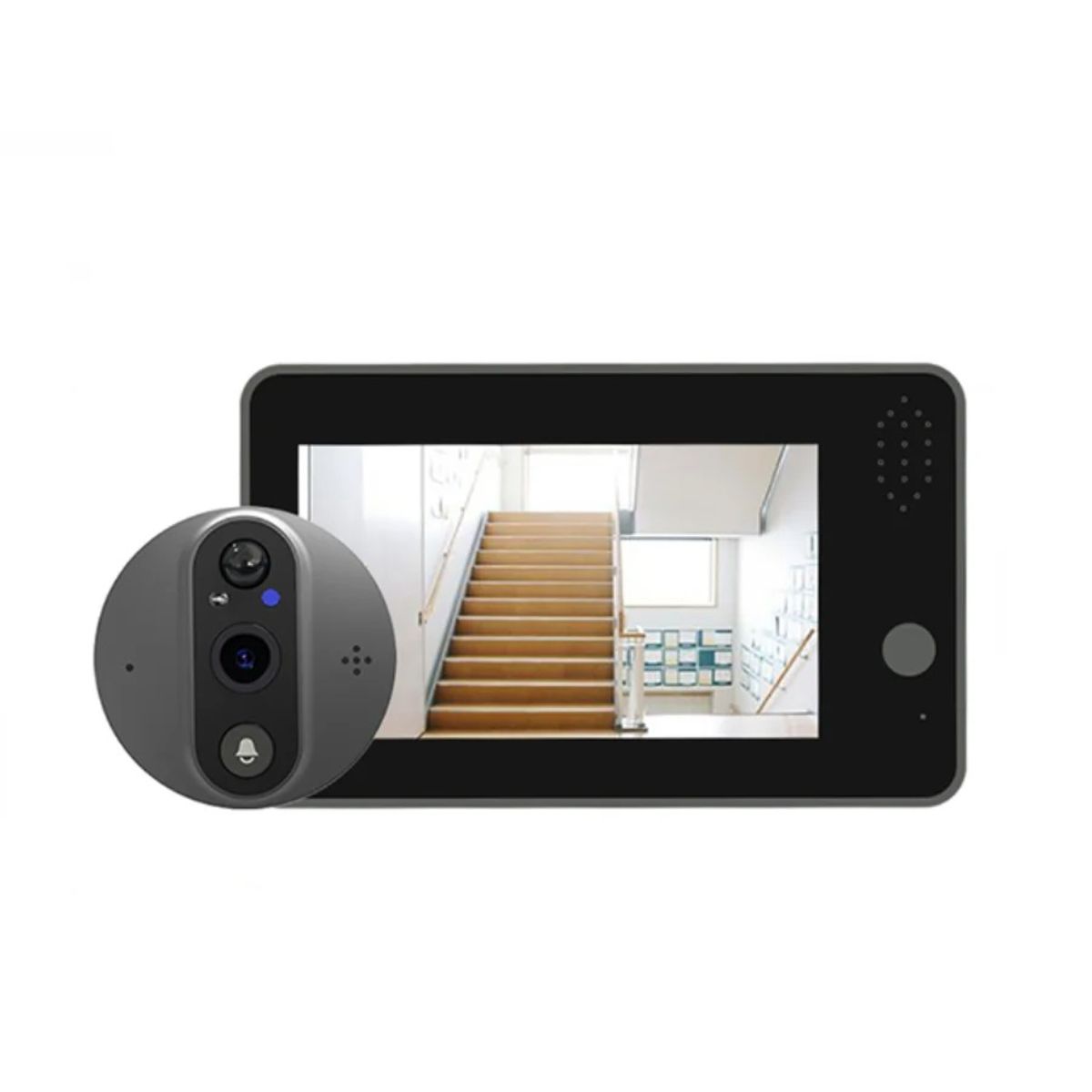 GENERICO - Timbre inteligente WI-FI bidirecional con pantalla LCD