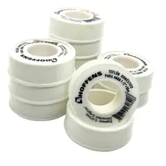 HOFFENS - Pack 10 Cintas Teflon Un Medio X 10 Metros Sello Agua