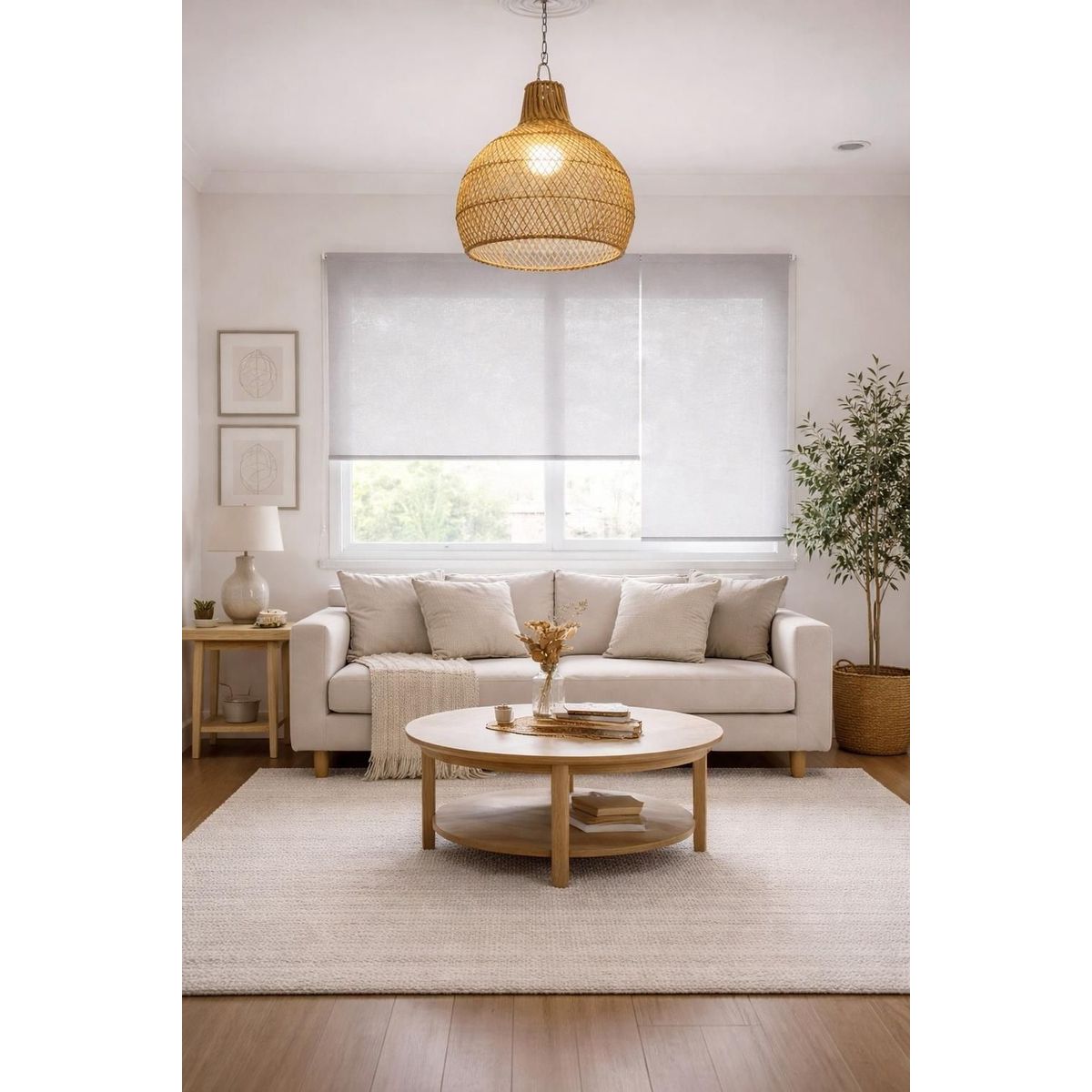 CLEMS - Cortina Roller Sunscreen Gris 165x240