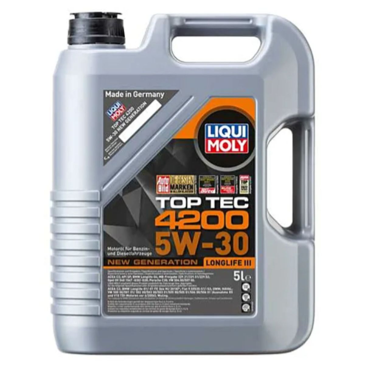 LIQUI MOLY - Aceite Motor 5w30 Top Tec 4200 Liqui Moly 5 Lts.