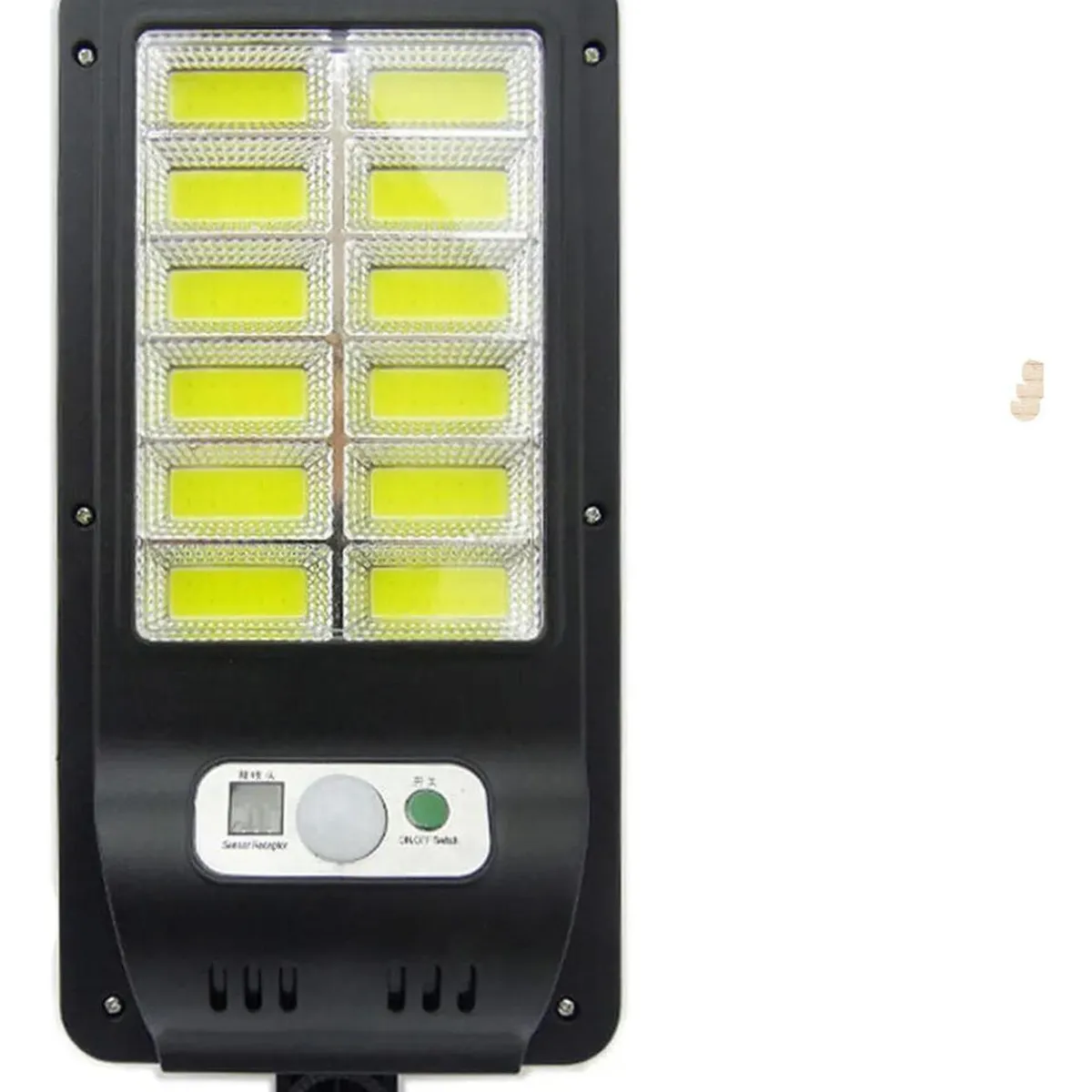 IMPORTCLICK - Foco Solar LED COB 12 Placas Luz