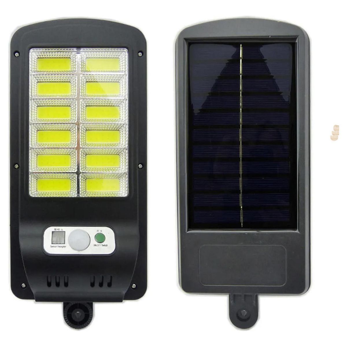 IMPORTCLICK - Foco Solar LED COB 12 Placas Luz