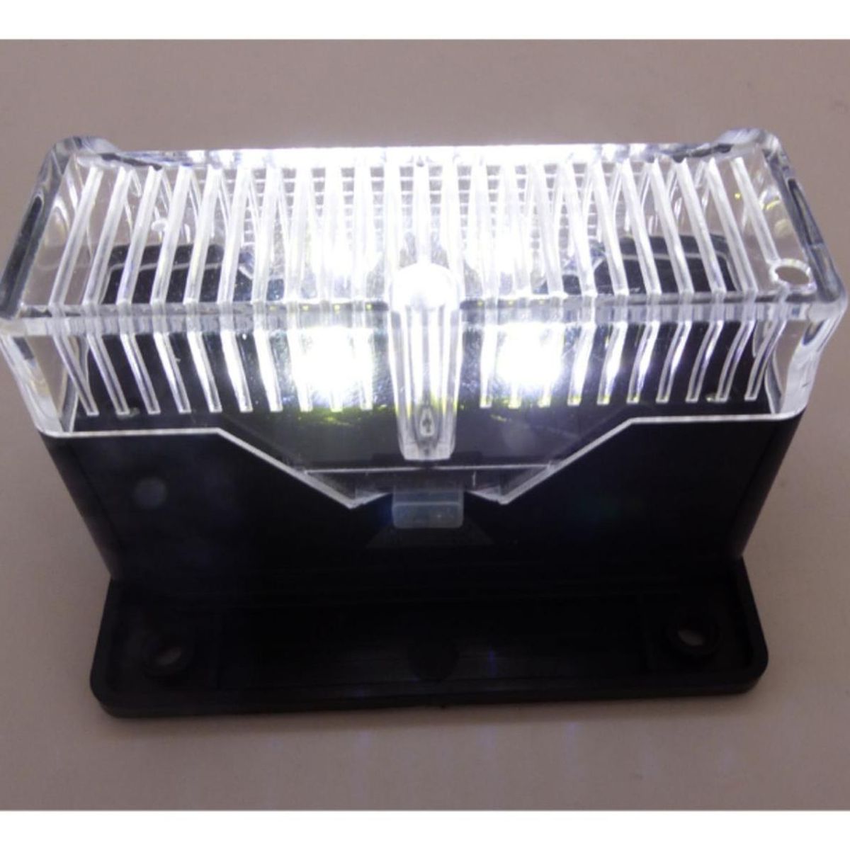 IMPORTCLICK - Set 4 Aplique Solar LED Mini Luz Blanca