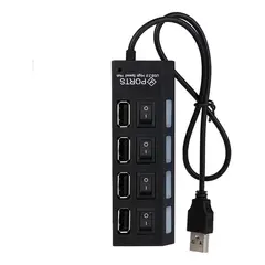 IMPORTCLICK - Hub USB 2.0 Switch 4 Puertos