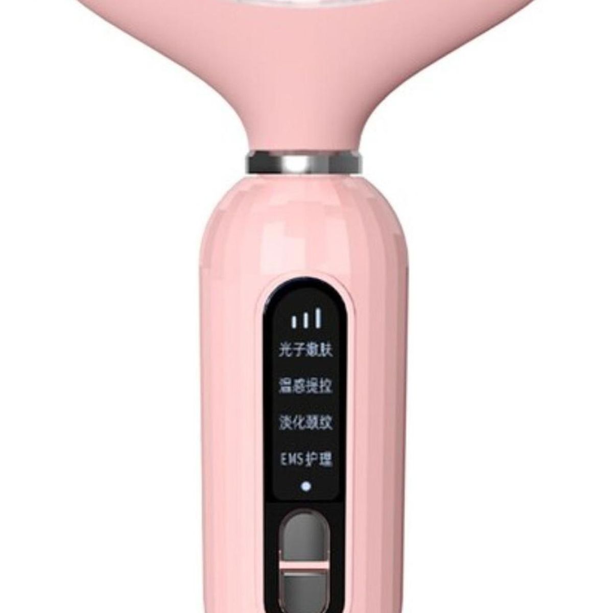 IMPORTCLICK - Masajeador Reductivo SkinCare Cuello Rostro Ultrasónico Rosado