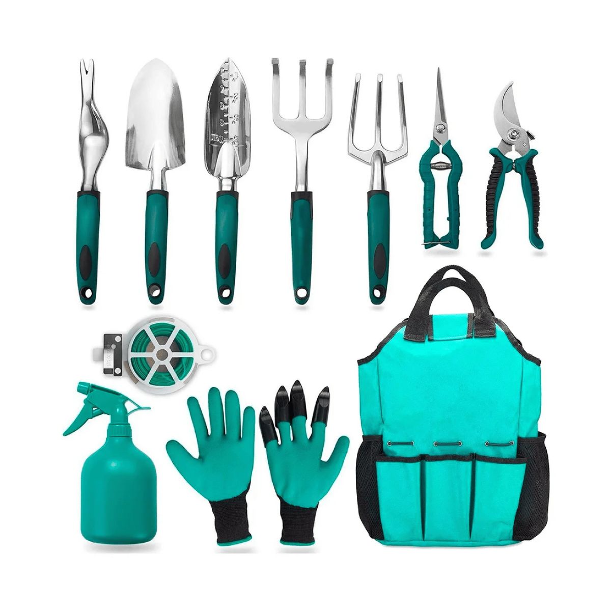 IMPORTCLICK - Set 11 Piezas Herramientas Jardineria