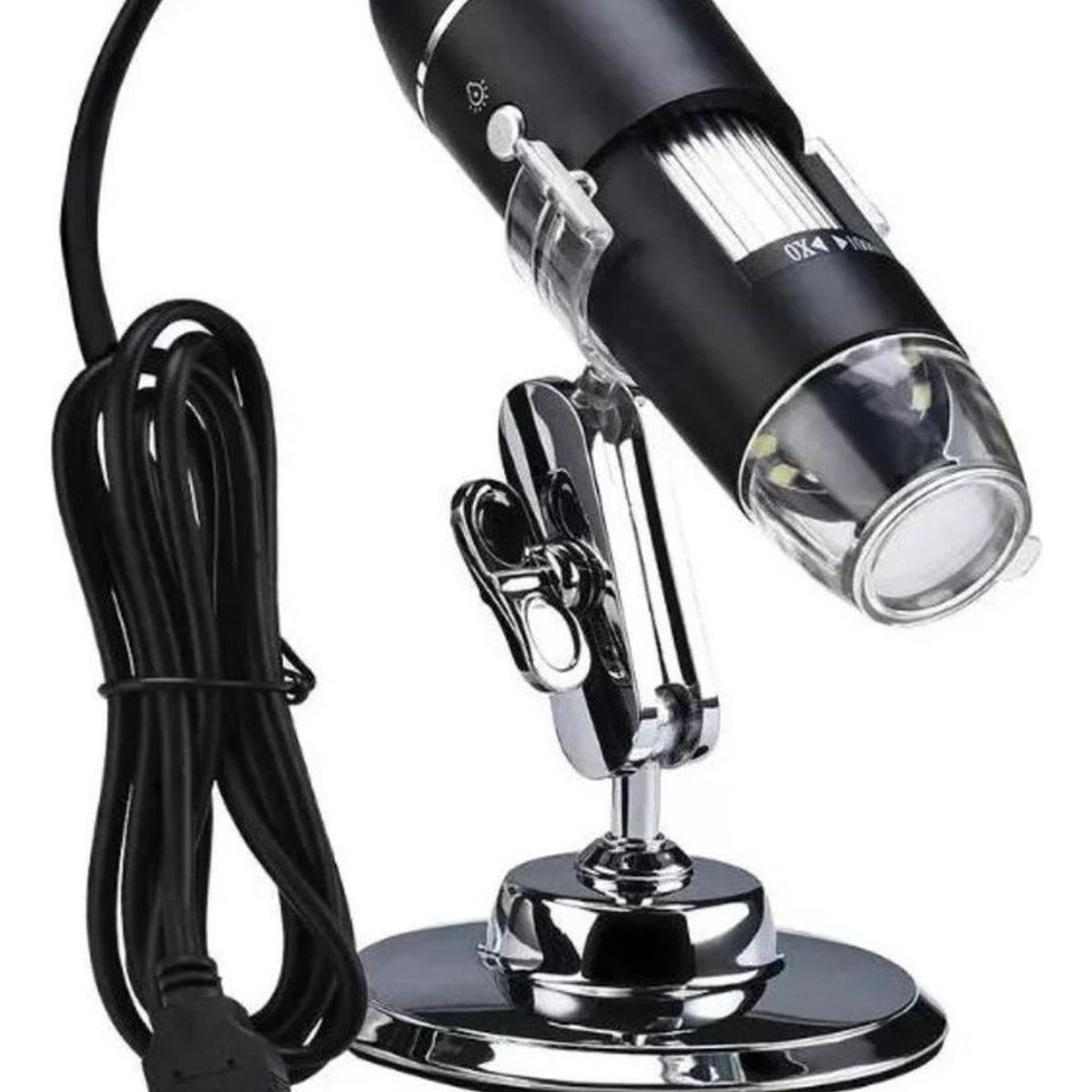 IMPORTCLICK - Microscopio Digital USB 1600x Cámara 8 LED PC