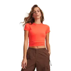 UNDER ARMOUR - Polera M/C UA Meridian Core Rojo Mujer