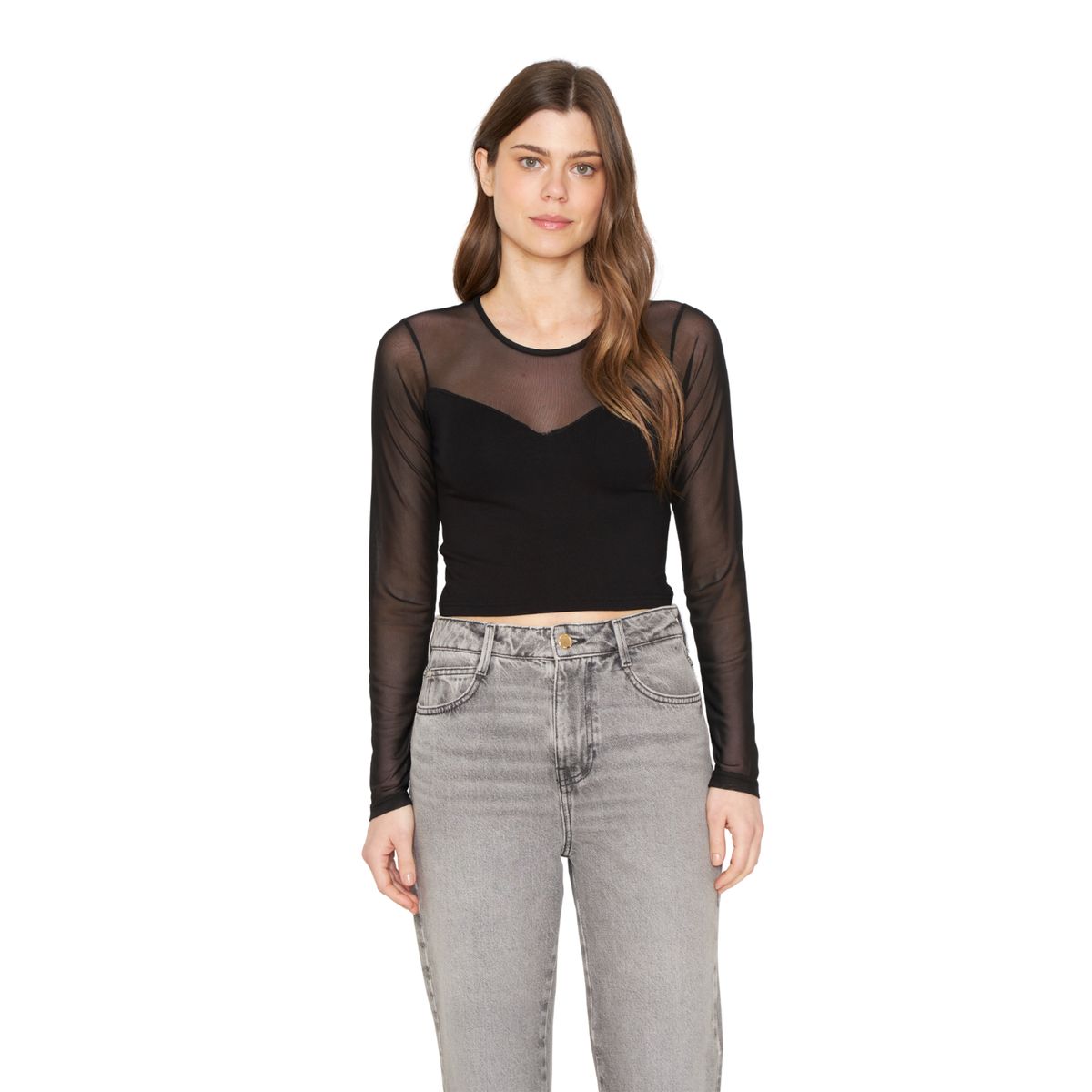 JACINTA TIENDA - Polera Siena negra Jacinta Tienda