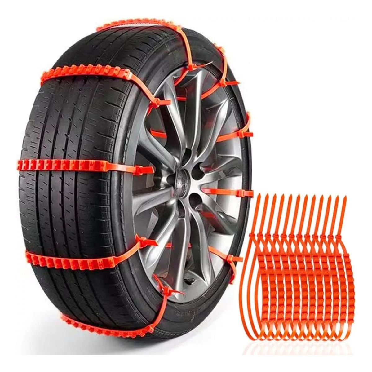 IMPORTCLICK - Pack 40 Cadenas Neumático Automóvil Universal Antideslizante