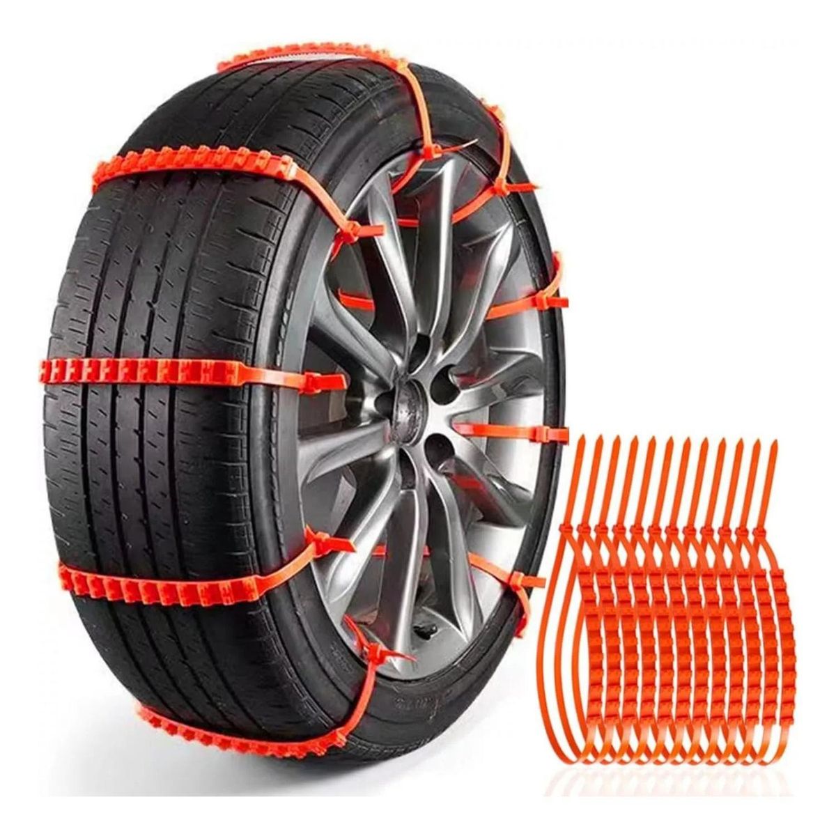 IMPORTCLICK - Pack 40 Cadenas Neumático Automóvil Universal Antideslizante