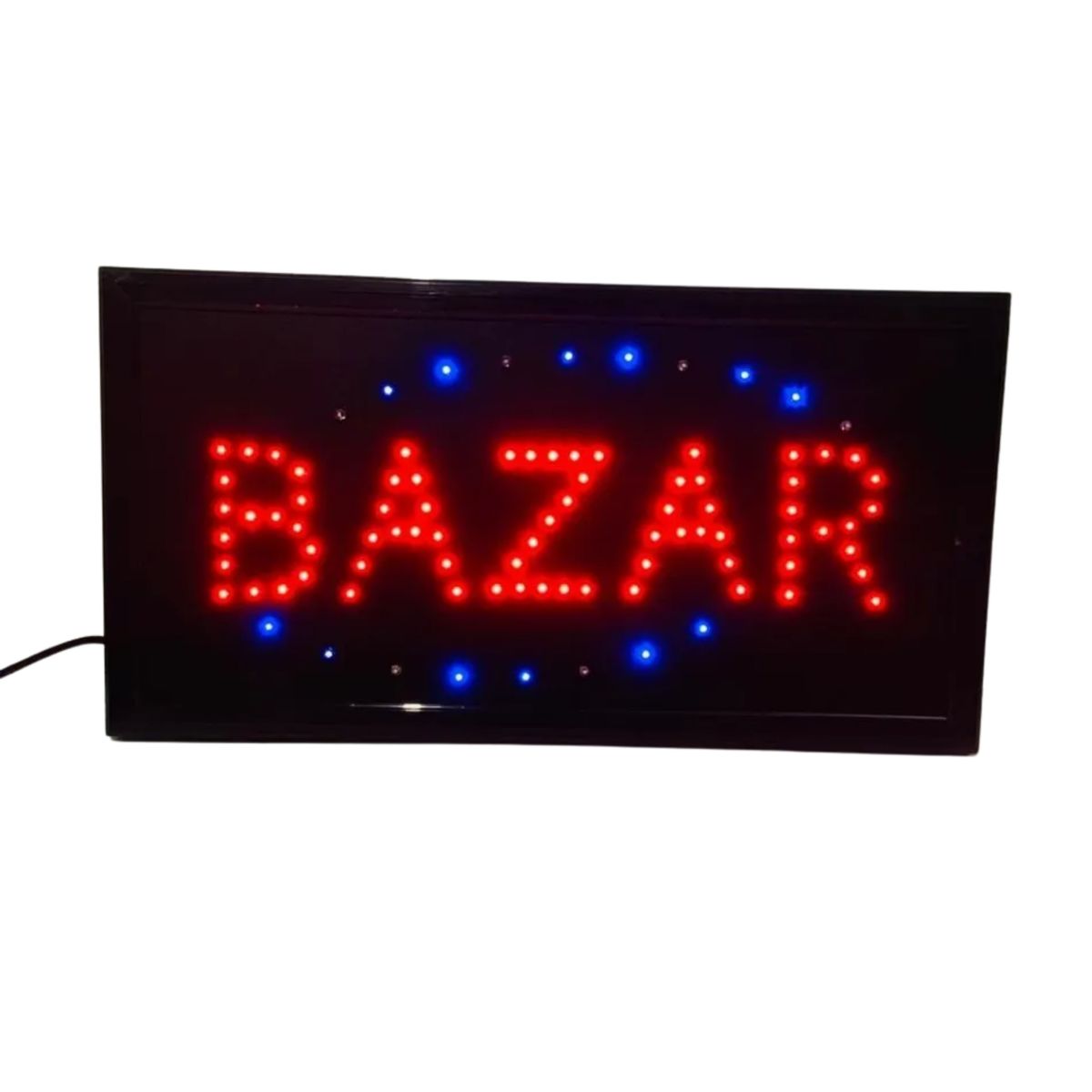 IMPORTCLICK - Letrero Luz Led 25x40 CM 1100 Watt Bazar
