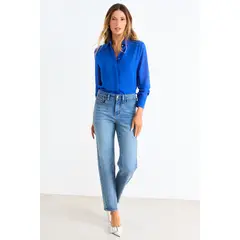 ASH - Straight Jeans Mujer Azul