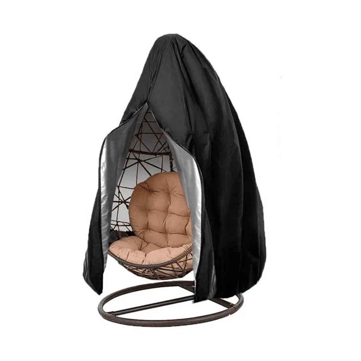 IMPORTCLICK - Funda Silla Colgante Impermeable 230x100 CM Negro