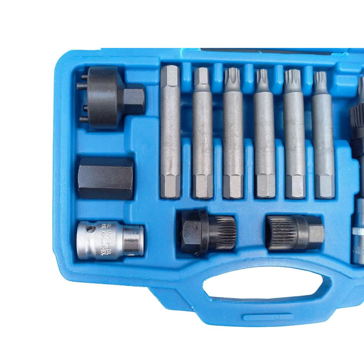 IMPORTCLICK - Set 13 Piezas Extractor Polea Alternador Universal 13,5x23,5x13,5 CM Azul